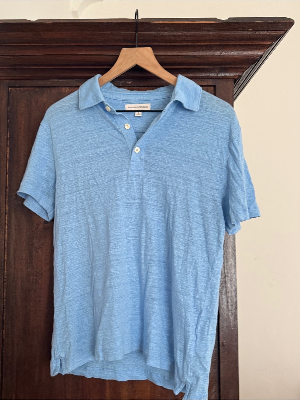 Banana Republic Men’s Sky Blue Polo Shirt